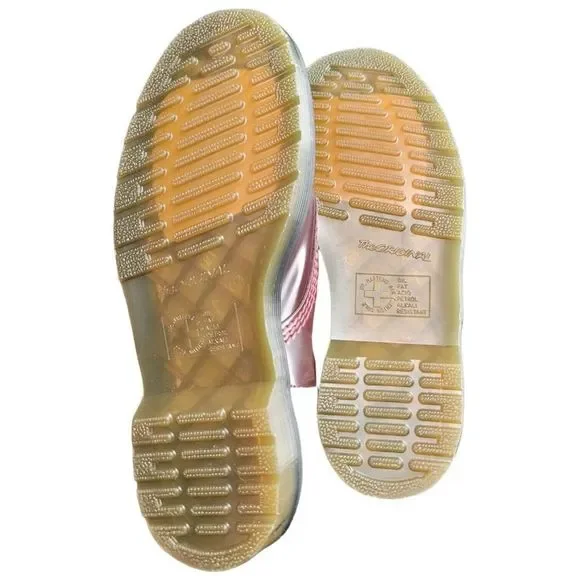 Dr. Martens 1460 Vegan Cherry Red Rub Off - Picture 10 of 14